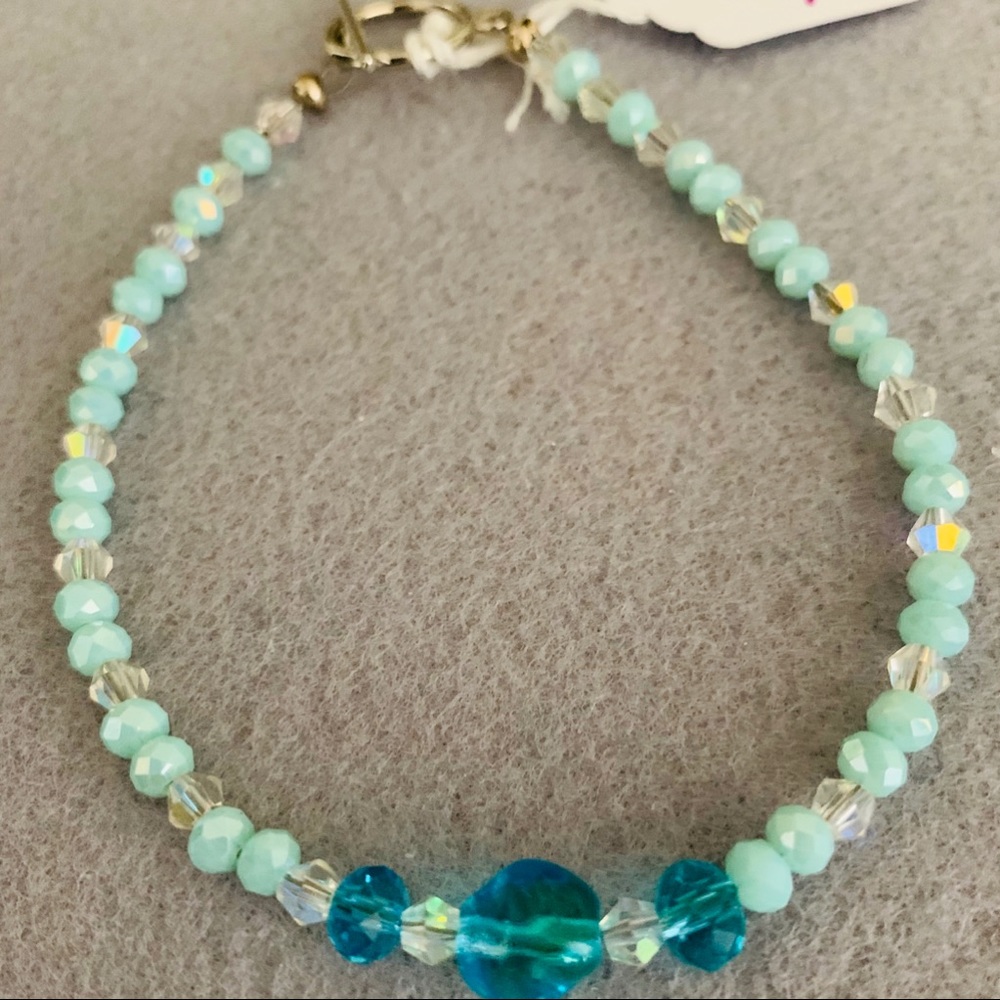 Ocean blues anklet